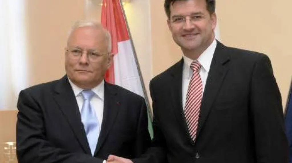 Péter Balázs a Miroslav Lajčák