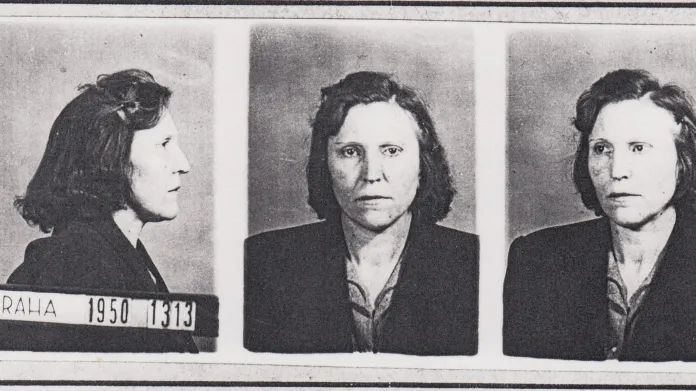 Marie Štěrbová po zatčení