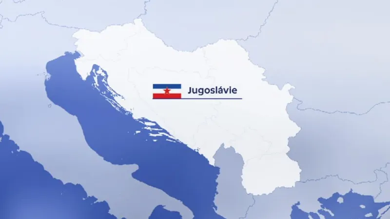 Mapa Jugoslávie