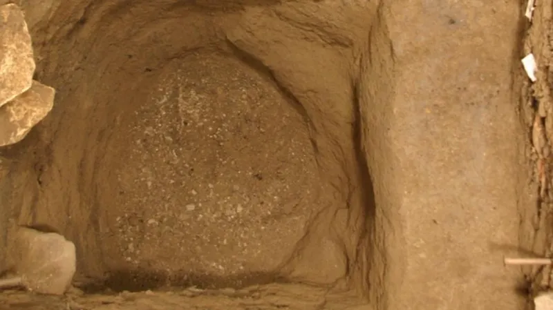 Pozůstatky domu z 9. století