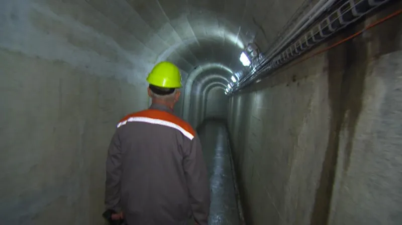 Podzemí lipenské vodní elektrárny