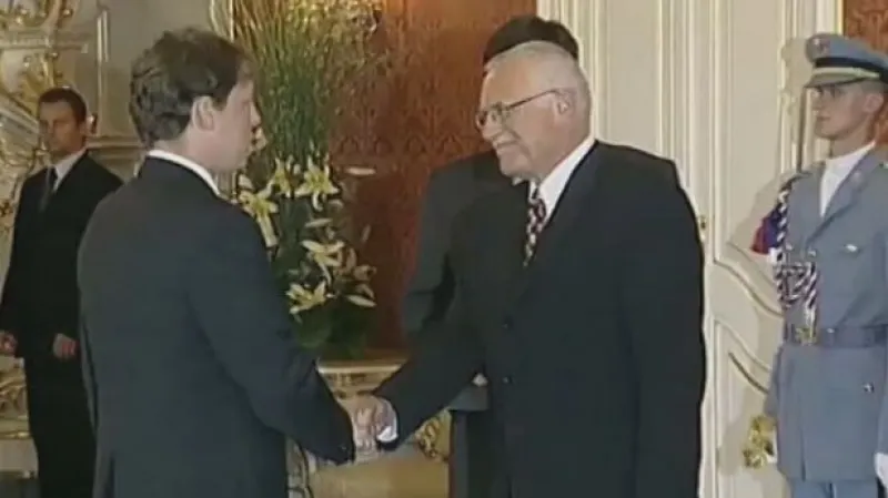 Jmenování Stanislava Grosse premiérem