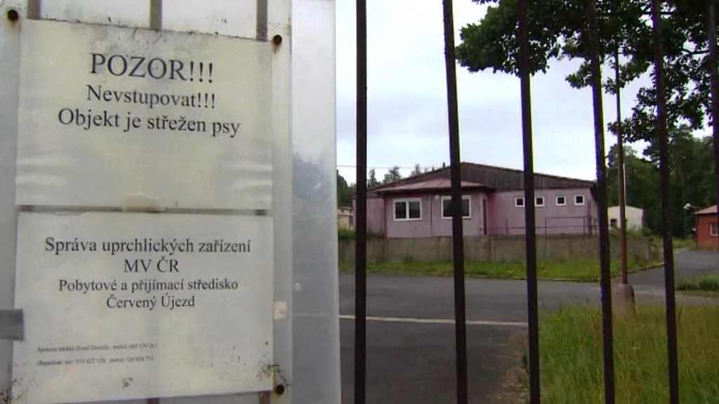 Bývalý uprchlický tábor v Červeném Újezdě