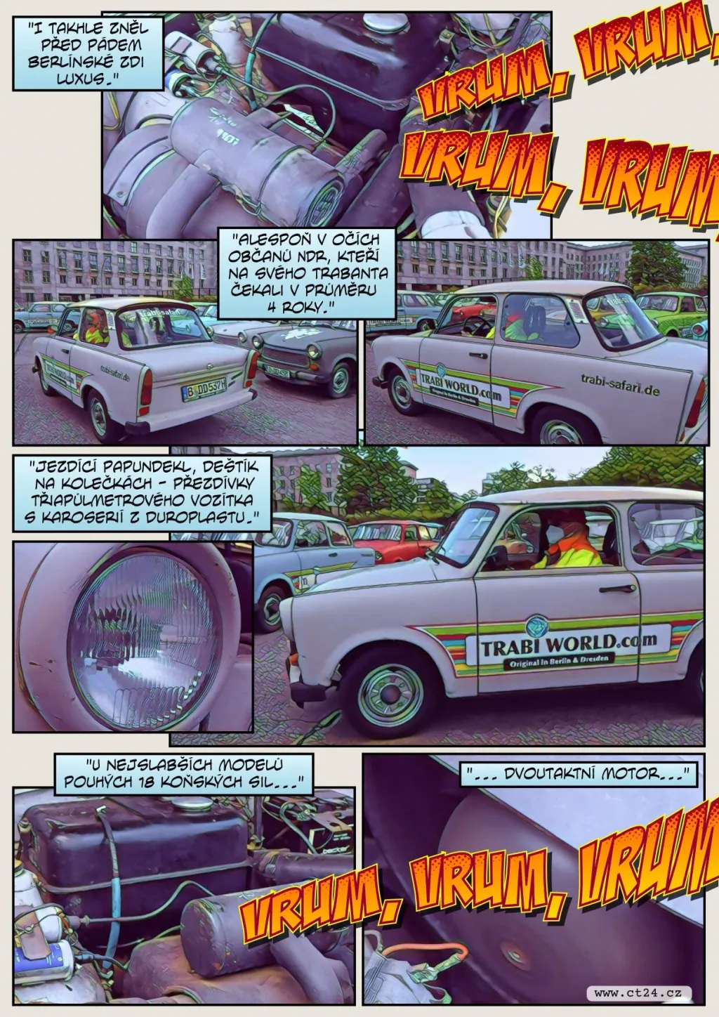 Výroba trabantů skončila před 30 lety, přesto jich v Německu jezdí víc než vozů Tesla