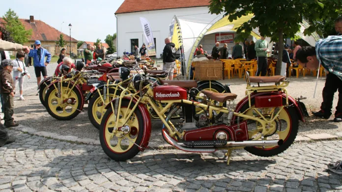 Sraz motocyklů značky Böhmerland