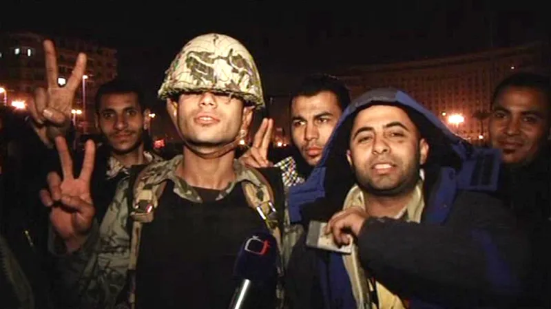 Egyptští demonstranti