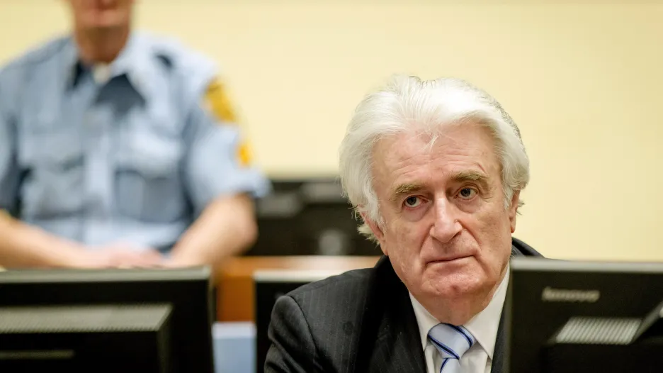 Radovan Karadžić před soudem