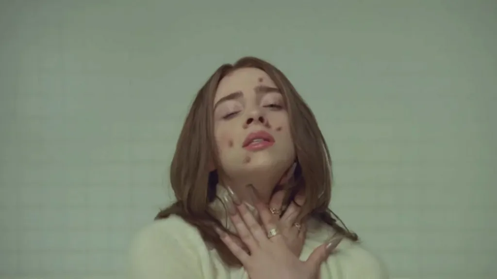 Billie Eilish v klipu xanny