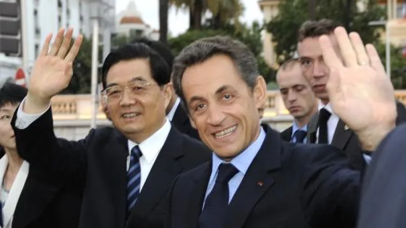 Chu Ťin-Tchao a Nicolas Sarkozy