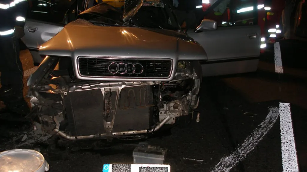 Vrak auta po nehodě