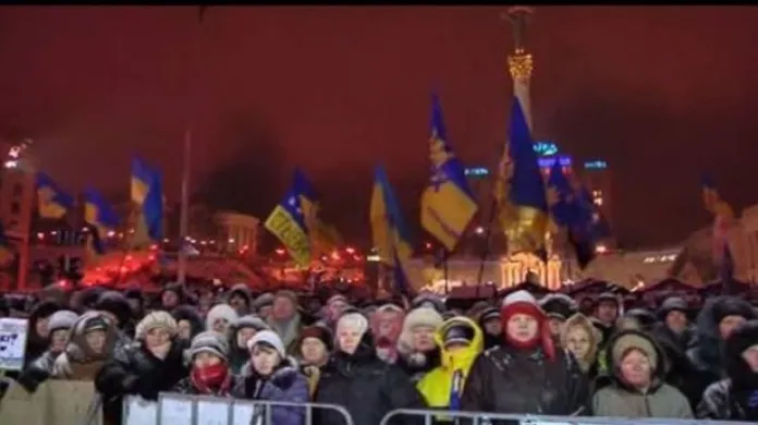 Nepokoje v Kyjevě pokračovaly i přes noc
