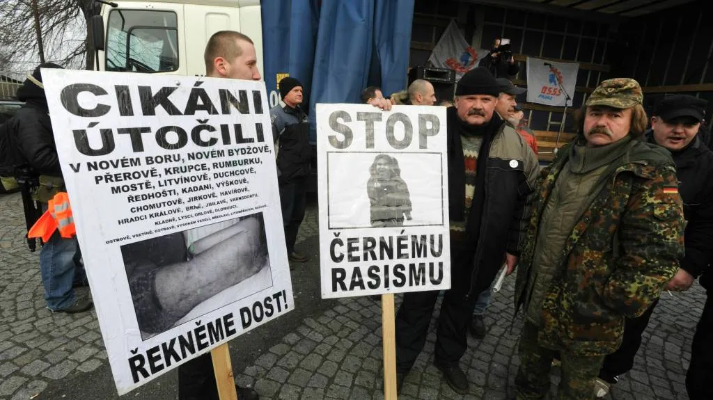 Demonstrace ve Varnsdorfu