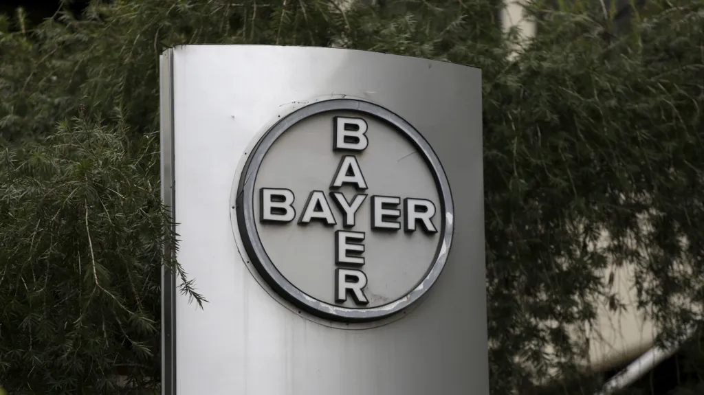 Logo firmy Bayer v Caracasu