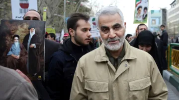 Kásim Solejmání se 11. února 2016 zúčastnil oslav připomínajících výročí islámské revoluce z roku 1979 v íránském Teheránu
