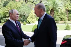 Putin jednal s Erdoganem. K posunu ohledně obilné dohody nedošlo