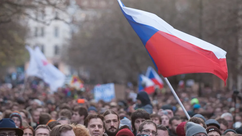 Uctění památky výročí 17. listopadu v roce 2015