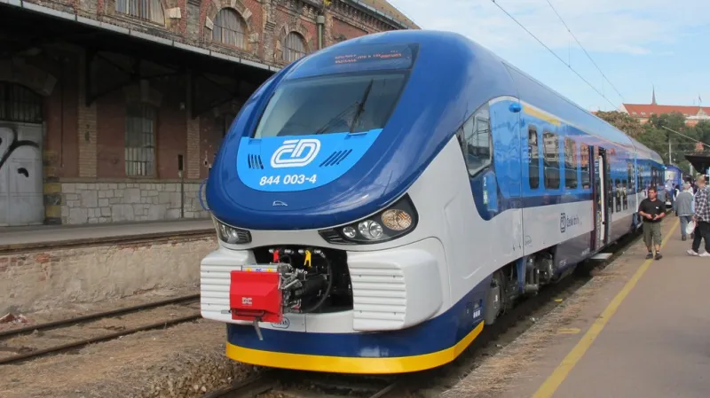 Představení jednotky řady 844 na Dnu železnice