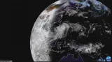 Postup tajfunu Mangkhut - záběry z družice