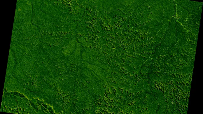 Deforestace ve státě Rondonie v letech 1975–2001