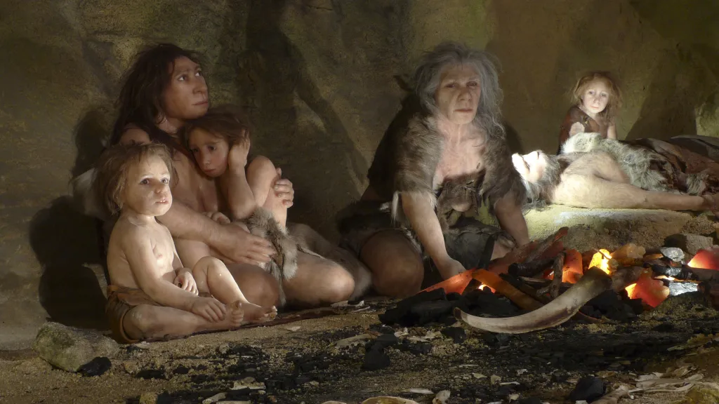 Představa o vzhledu neandertálské rodiny