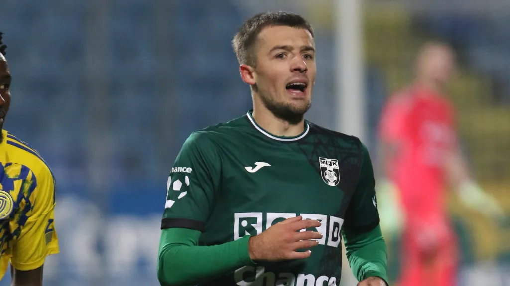 Fotbalista Samuel Šigut na snímku z roku 2025