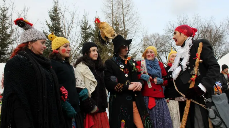 Masopust - Sibřina - kohout a slepičky