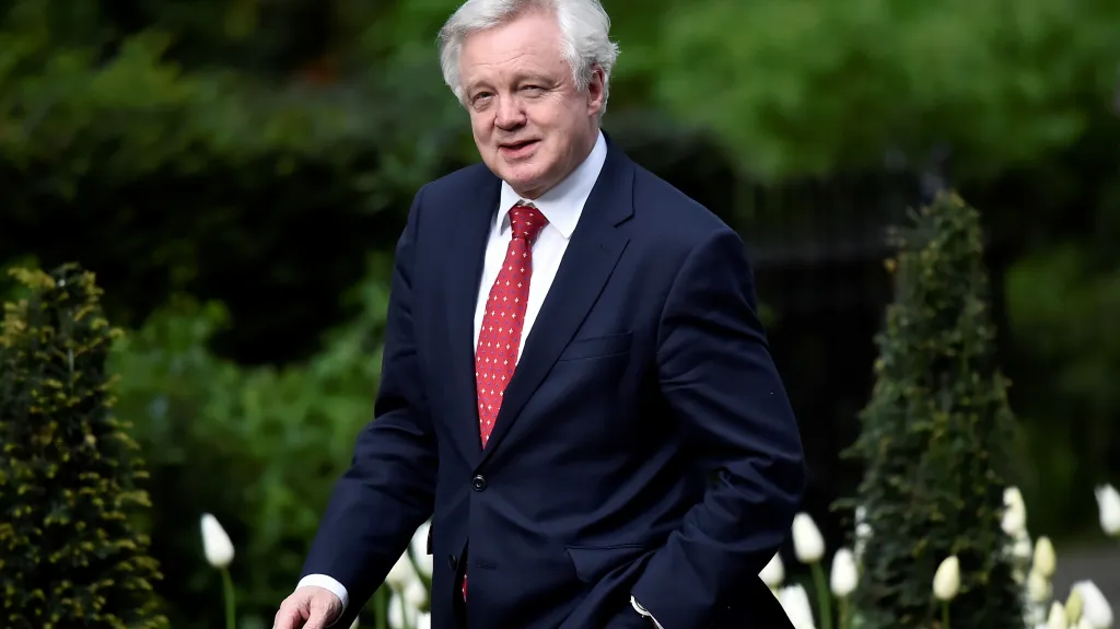 Britský ministr pro brexit David Davis