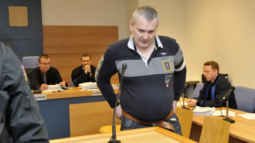 Radek Březina u soudu