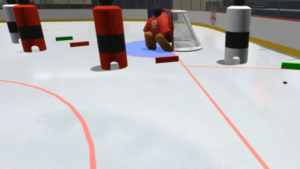 Virtuální trénink hokeje
