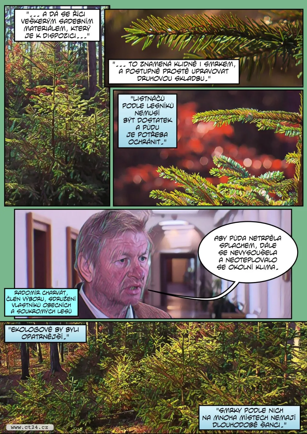 Kůrovcová kalamita postupuje lesy napříč republikou