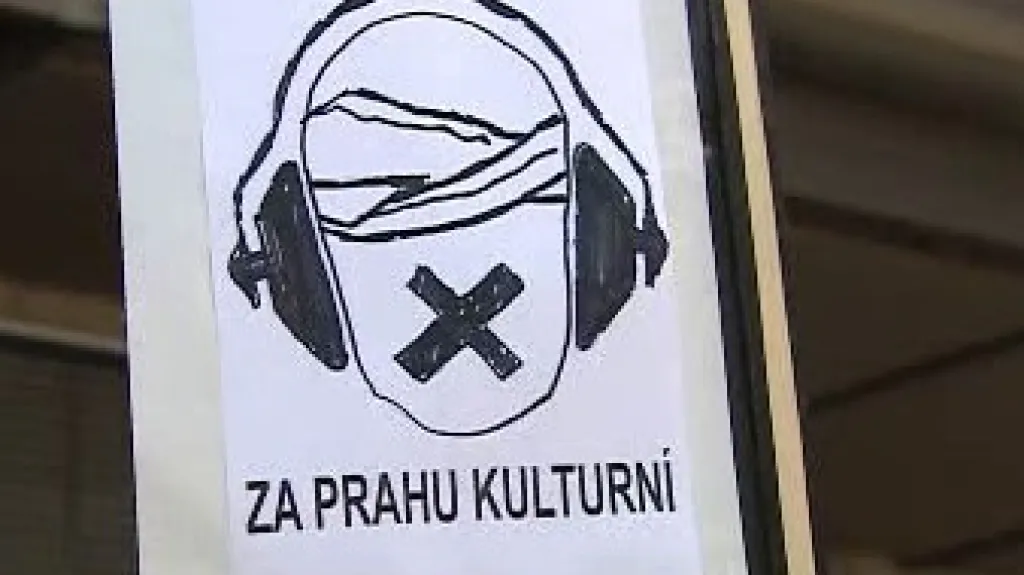 Leták Za Prahu kulturní