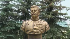 Socha Stalina v Rusku