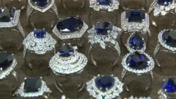 Šperky s modrými diamanty