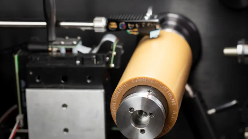 Voskový váleček s projevem TGM