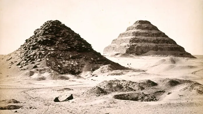 Džoserova pyramida roku 1858