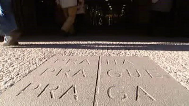 Chodník před pražským magistrátem