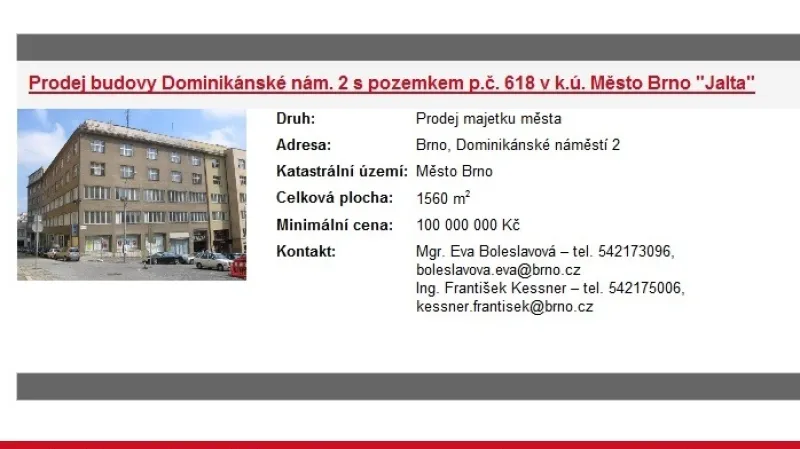 Město na svém webu stále nabízí Jaltu ke koupi