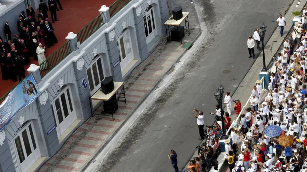 Papež František v Santiagu de Cuba