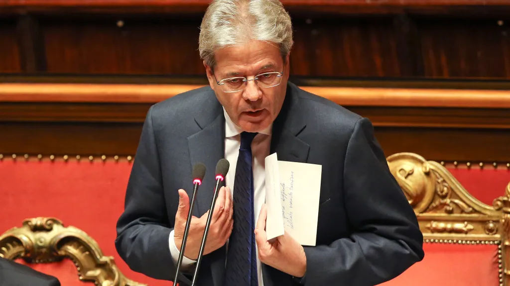 Nový italský premiér Paolo Gentiloni