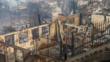 Lesní požáry v Chile