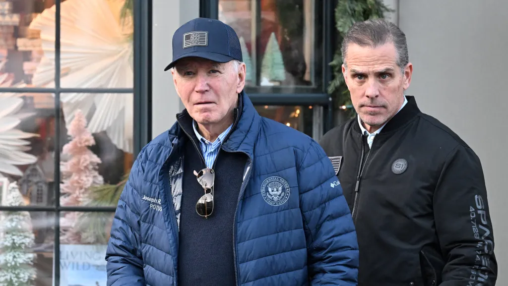 Americký prezident Joe Biden a jeho syn Hunter Biden