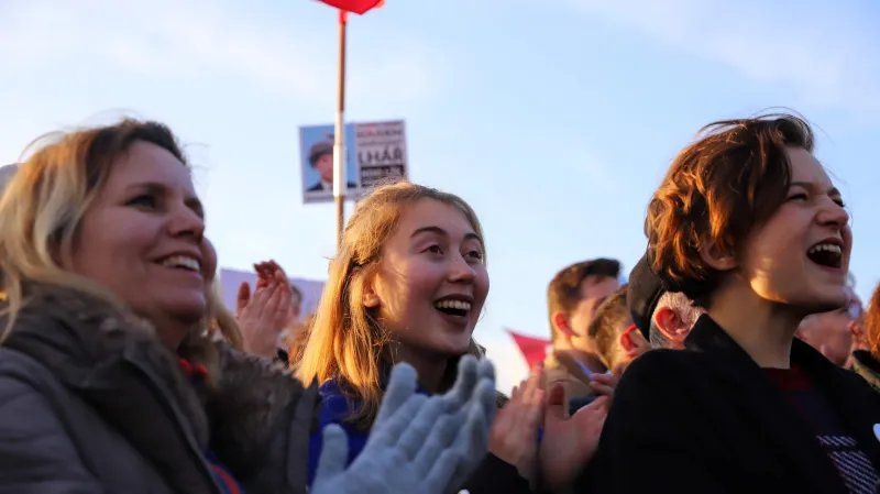 Z letenské demonstrace