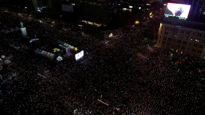 Demonstrace v Soulu