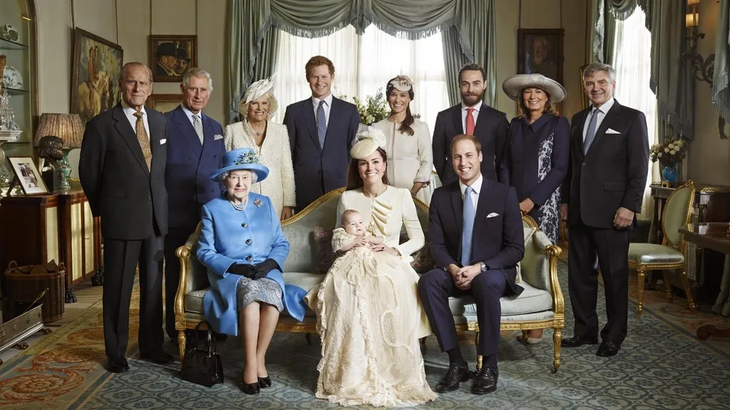 Křtiny prince George - oficiální fotografie