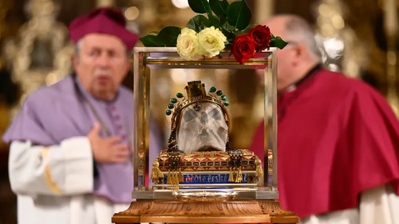 Lebka svatého Václava ve Staré Boleslavi