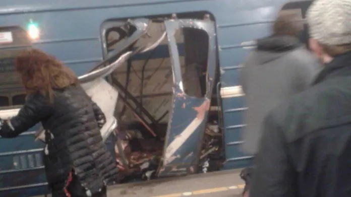 Výbuch v petrohradském metru