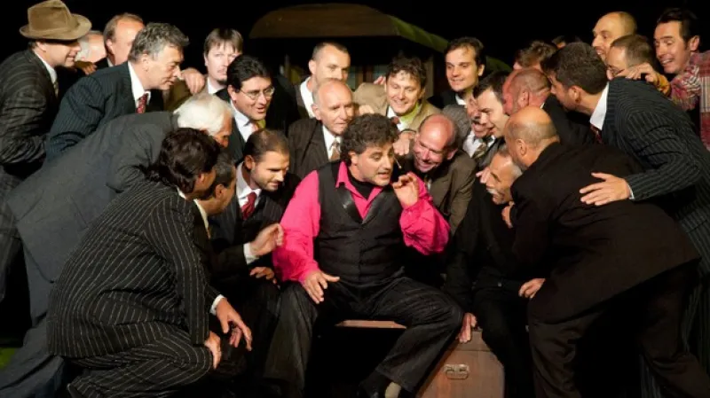 Zkouška opery Komedianti