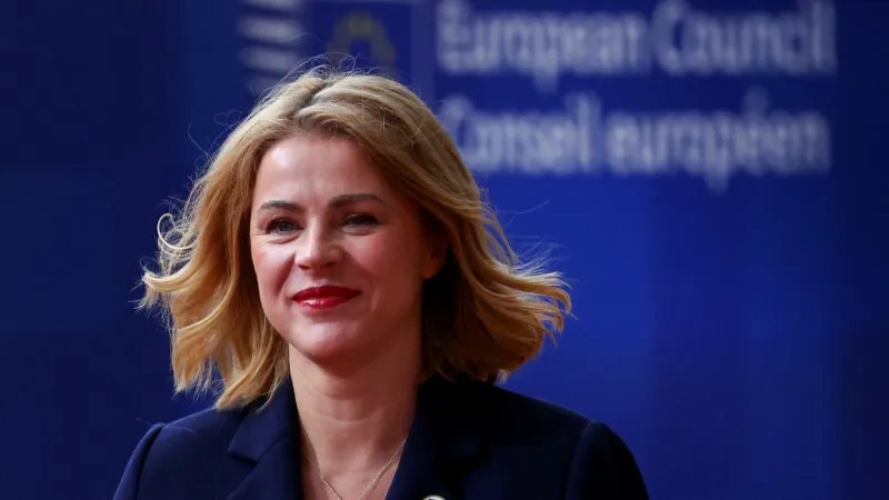 Lotyšská premiérka Evika Siliňová