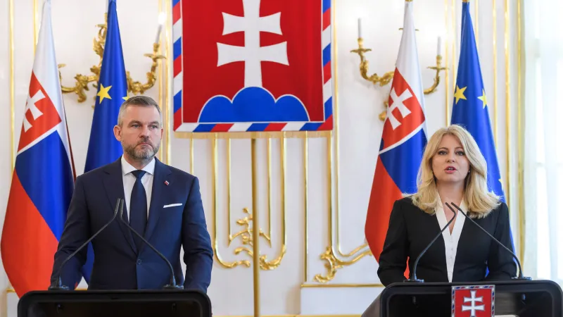 Peter Pellegrini a Zuzana Čaputová