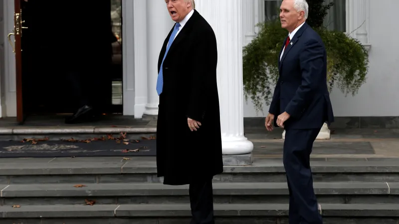 Donald Trump a Mike Pence